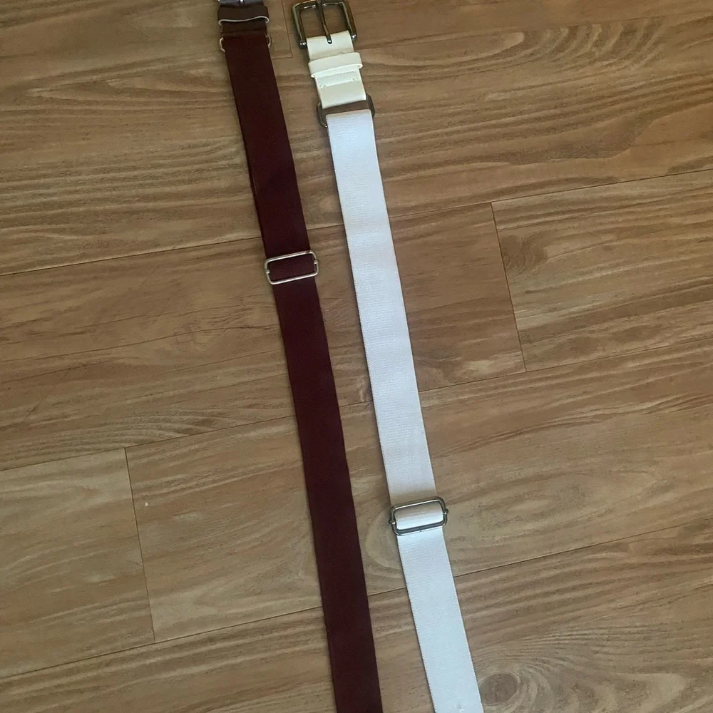Bundle of Two Youth Baseball Athletic Belts